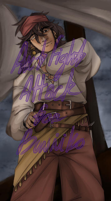 $55 - Shaded Halfbody + Complex BG except not rlly complex kekw